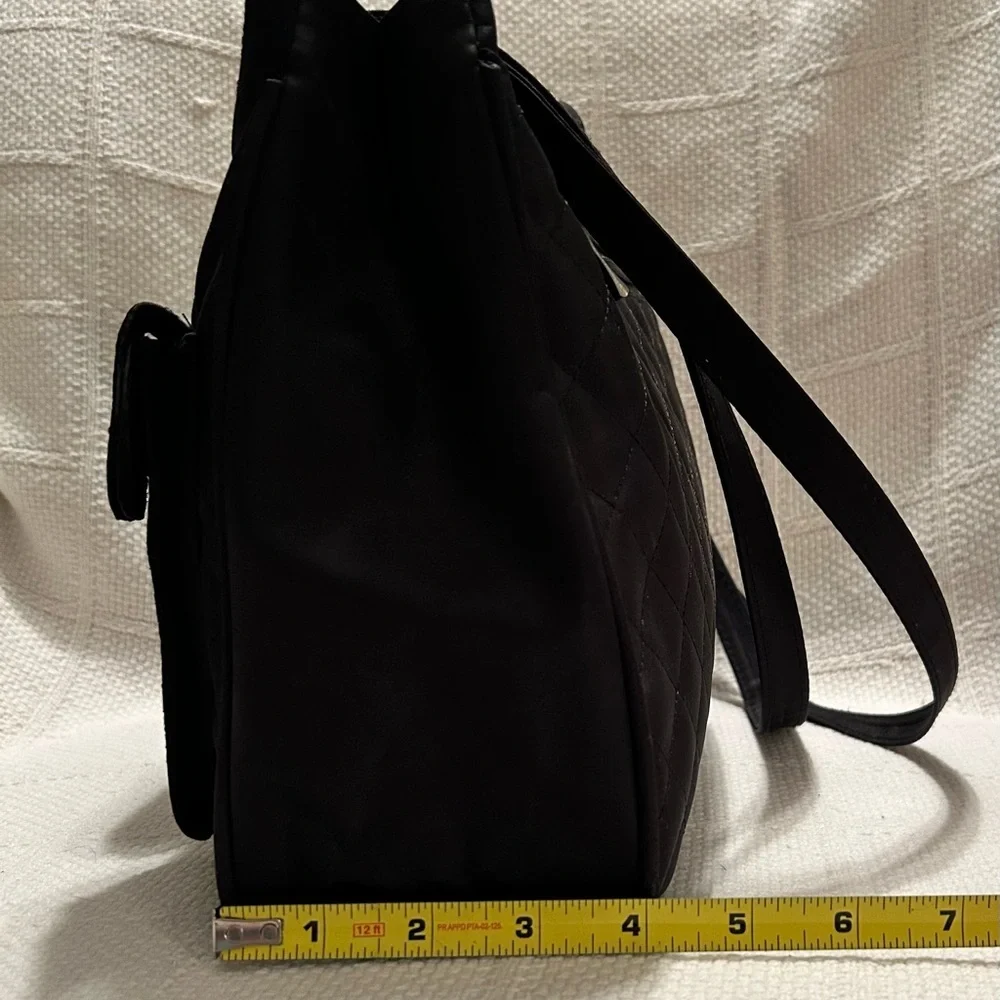 Black Quilted Shoulder Bag